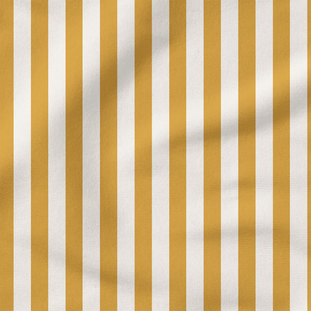 Stripe (Mustard) | Stripes and Shapes Fabric Design | Juniper Row Design