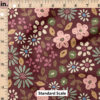 Ruler Scale for Garden Floral (Burgundy) by Studio Rianne