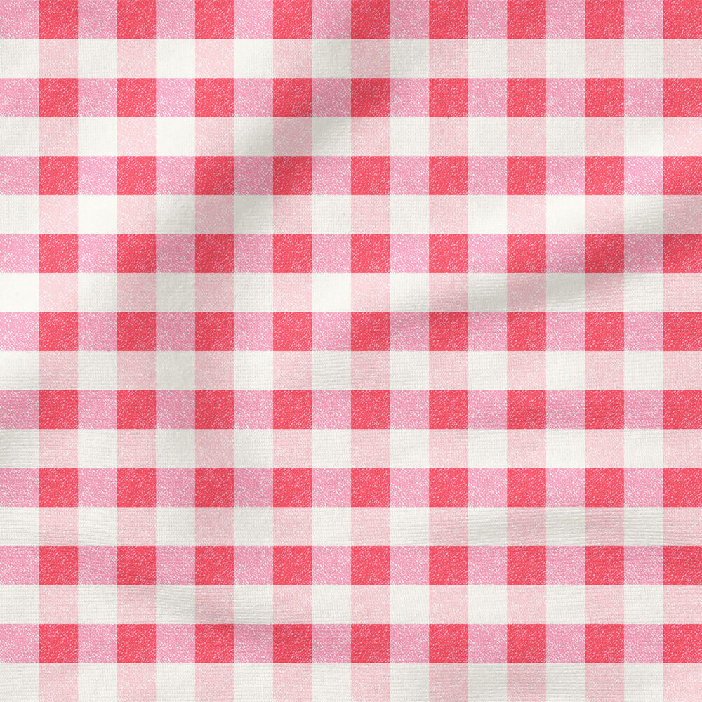 Plaid (Pink) | Stripes and Shapes Fabric Design | Studio Rianne