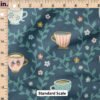 Ruler Scale for Tea Cups (Teal) by Studio Rianne