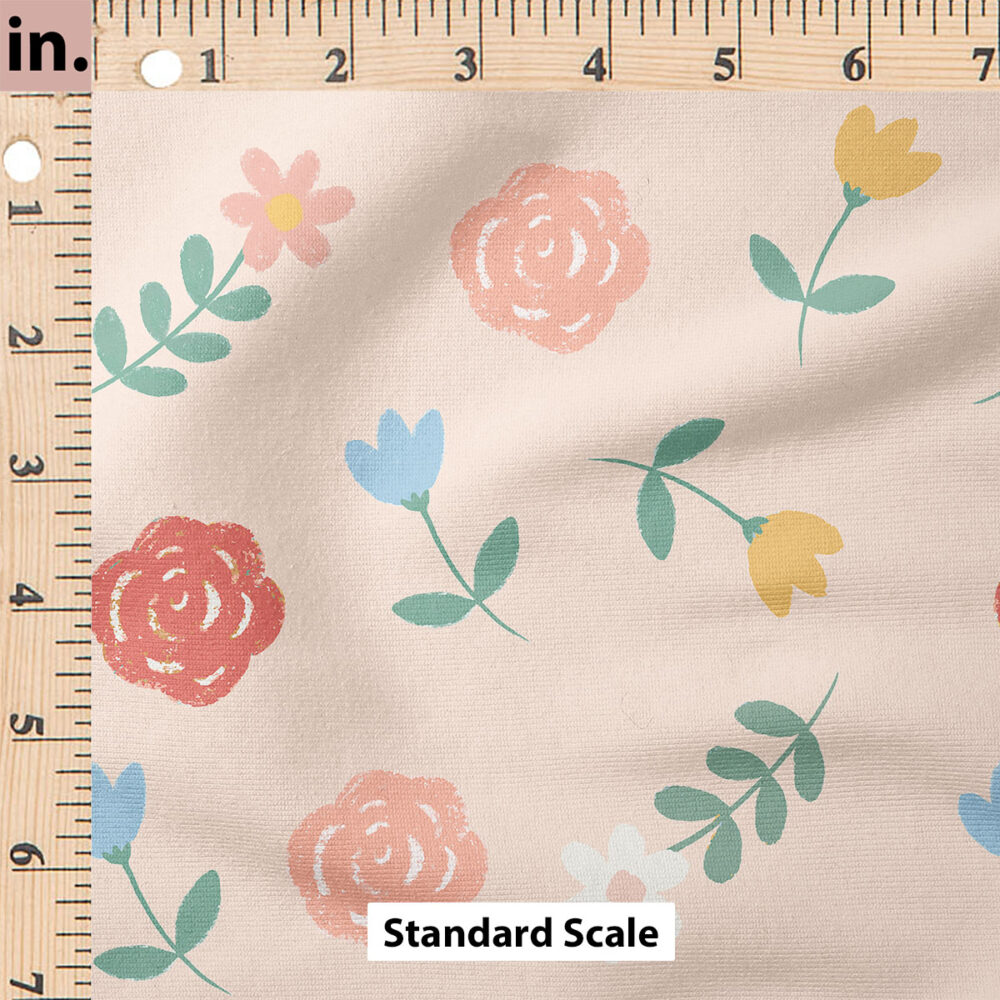 Ruler Scale for Flowers (Pink) by Poppies and Ducks