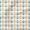 Chalk Squares (Blue) | Stripes and Shapes Fabric Design | Poppies and Ducks