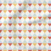 Chalk Squares (Red) | Stripes and Shapes Fabric Design | Poppies and Ducks