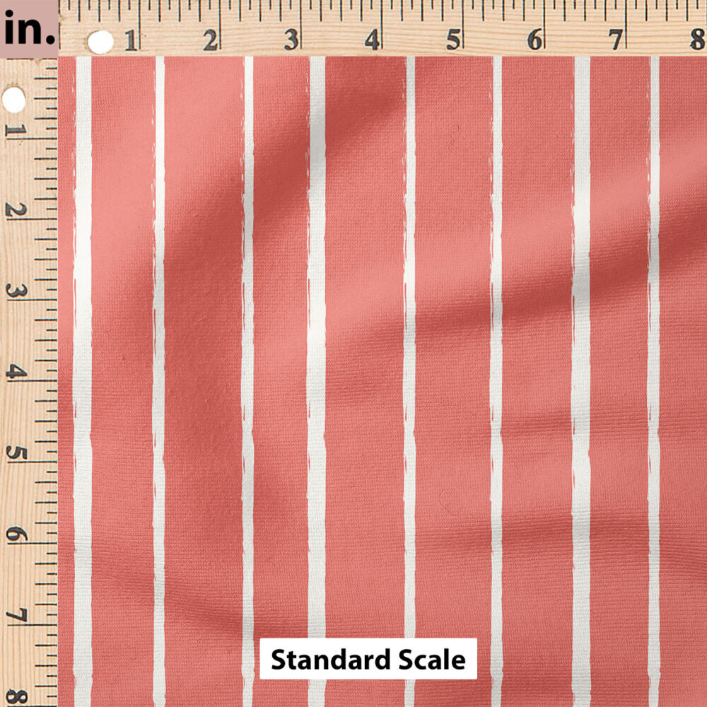 Ruler Scale for Chalk Stripes (Red) by Poppies and Ducks