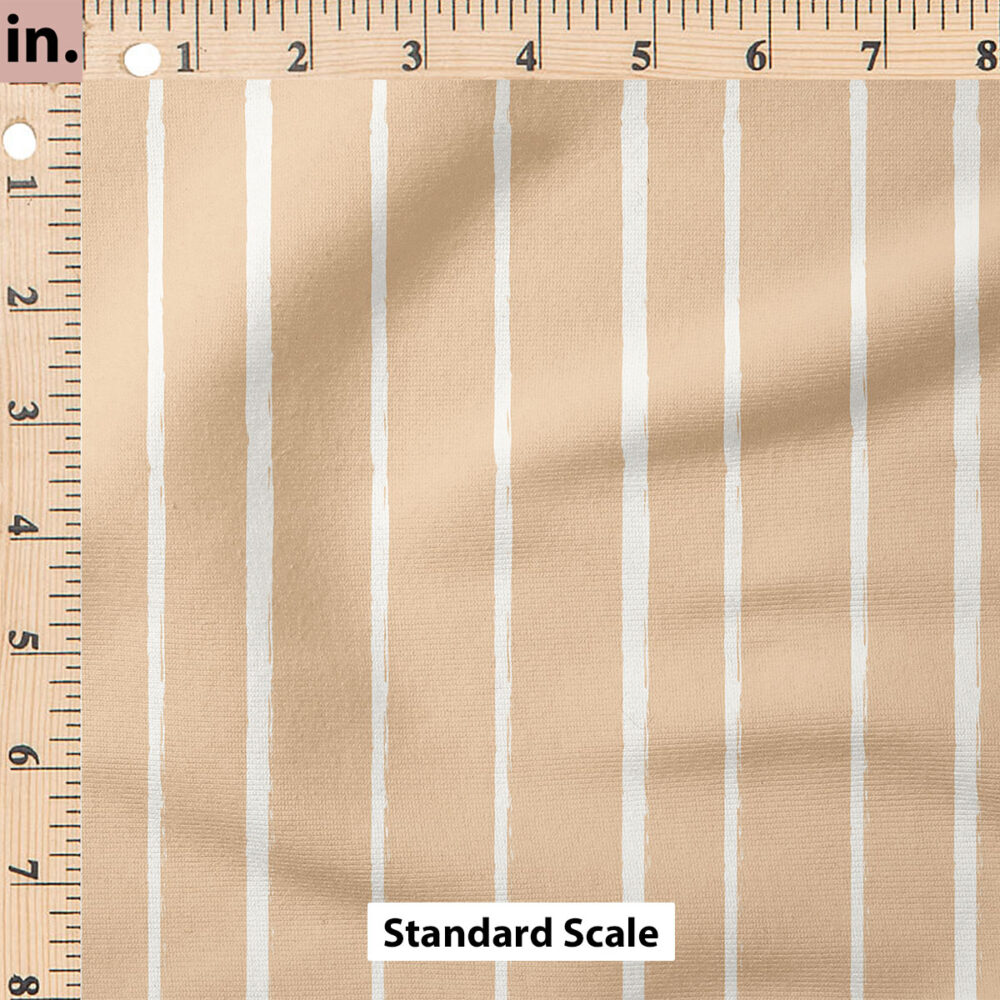 Ruler Scale for Chalk Stripes (Sand) by Poppies and Ducks