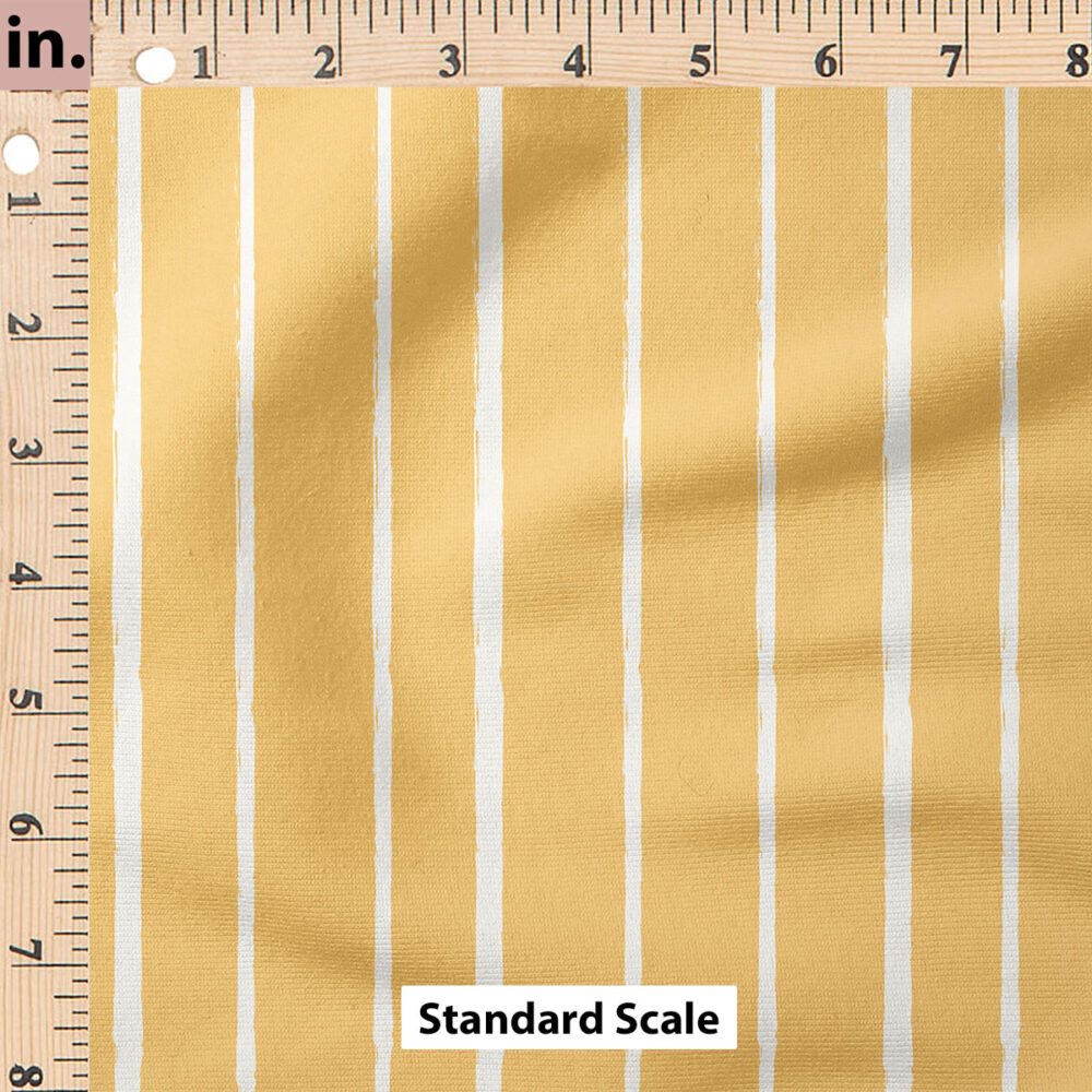 Ruler Scale for Chalk Stripes (Yellow) by Poppies and Ducks