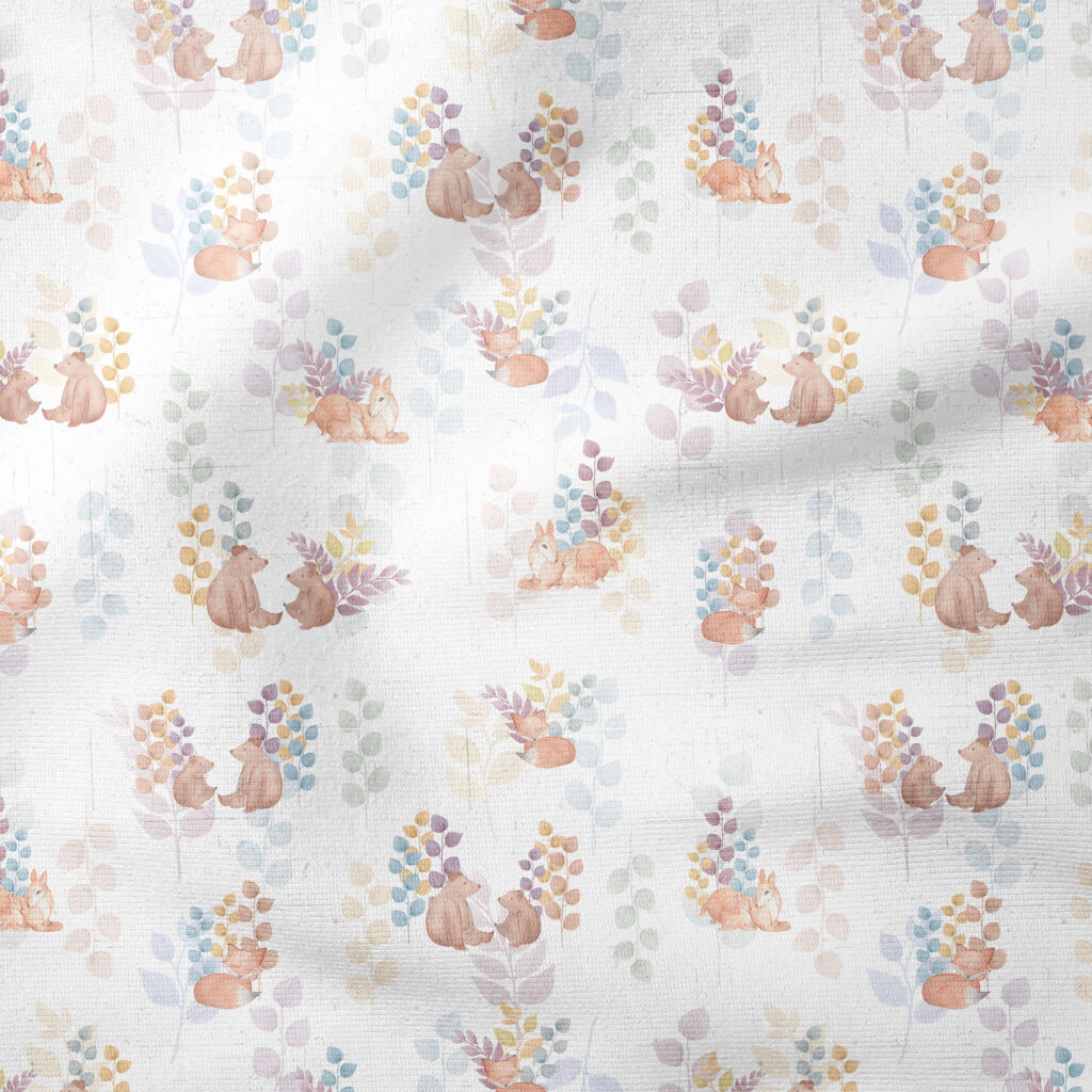 21009005 primary custom fabric printing design