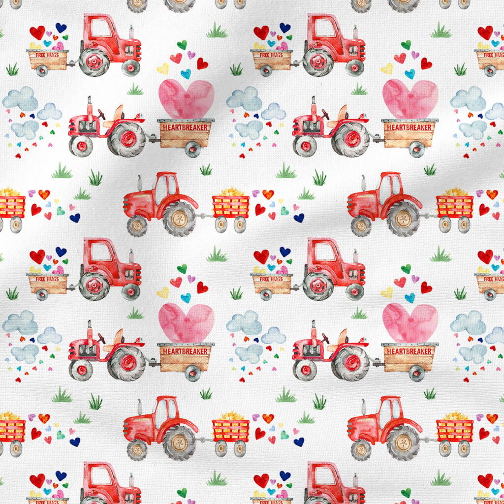 21012123 primary custom fabric printing design