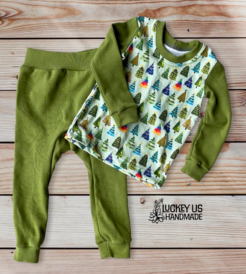 christmas pajamas by luckey us handmade