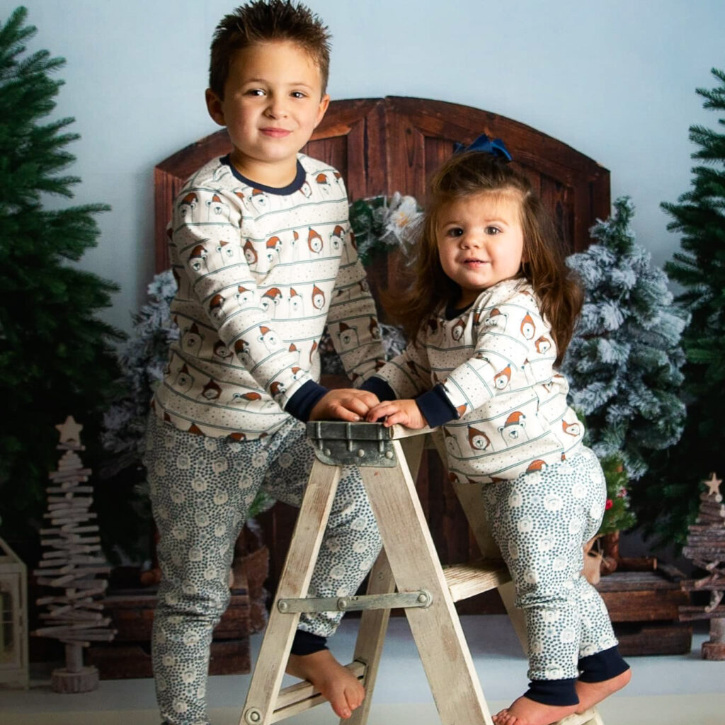 holiday pajamas made by ethan and elle